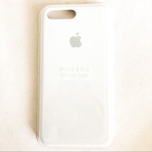 iPhone 7/8 plus white silicone case🆕